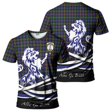 Fleming Tartan T-Shirt with Alba Gu Brath Regal Lion Emblem