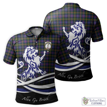 Fleming Tartan Polo Shirt with Alba Gu Brath Regal Lion Emblem