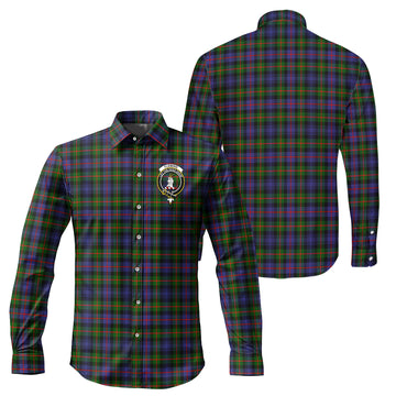 Fleming Tartan Long Sleeve Button Up Shirt with Family Crest