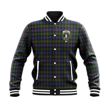 Fleming Tartan Baseball Jacket with Family Crest