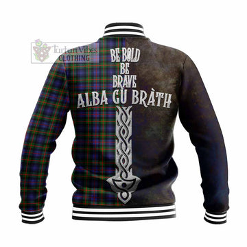 Fleming Tartan Family Crest Baseball Jacket Alba Gu Brath Be Brave Lion Ancient Style