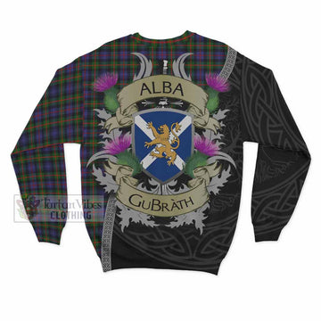 Fleming Tartan Family Crest Sweatshirt Lion Rampant Royal Thistle Shield Celtic Inspired