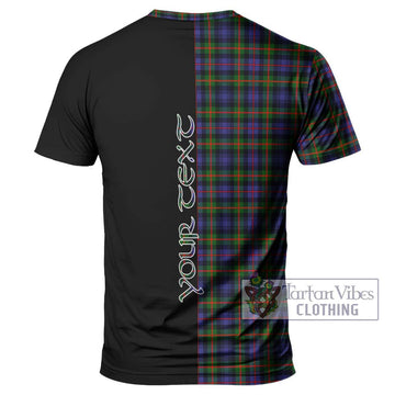 Fleming Tartan T-Shirt with Family Crest and Half Of Me Style - Tartanvibesclothing Shop