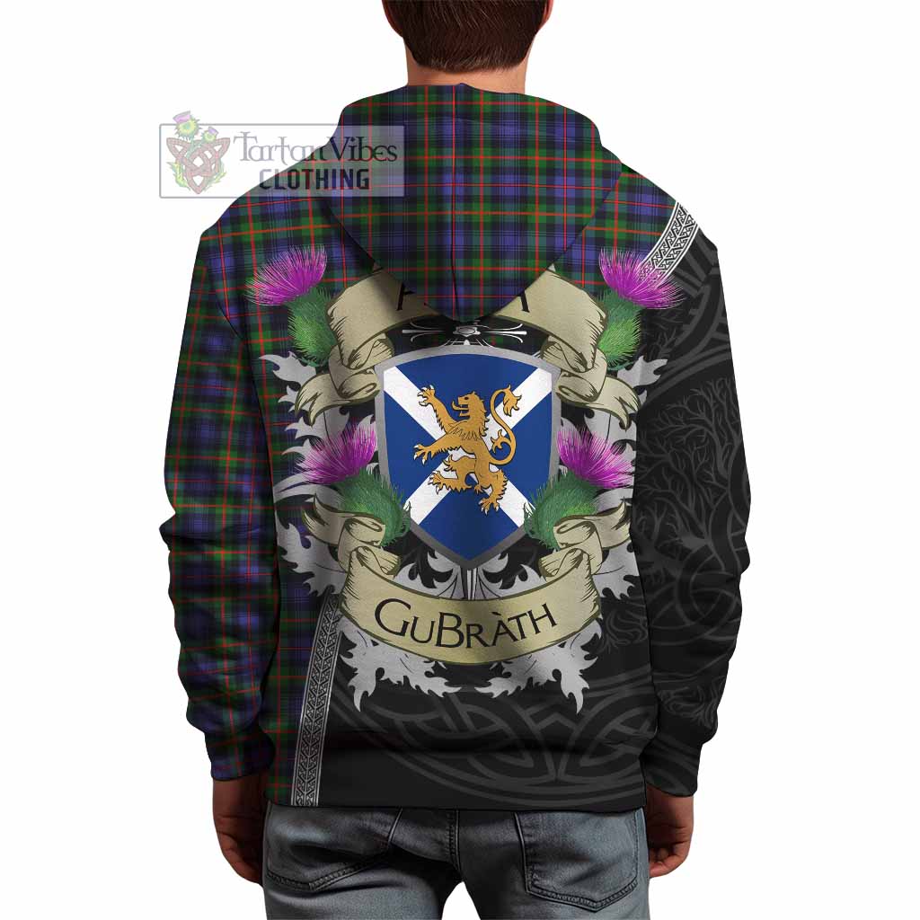 Tartan Vibes Clothing Fleming Tartan Family Crest Hoodie Lion Rampant Royal Thistle Shield Celtic Inspired