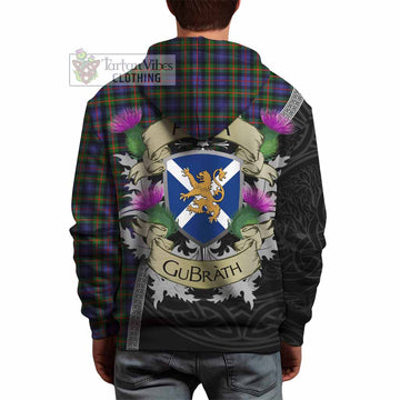Tartan Vibes Clothing Fleming Tartan Family Crest Hoodie Lion Rampant Royal Thistle Shield Celtic Inspired