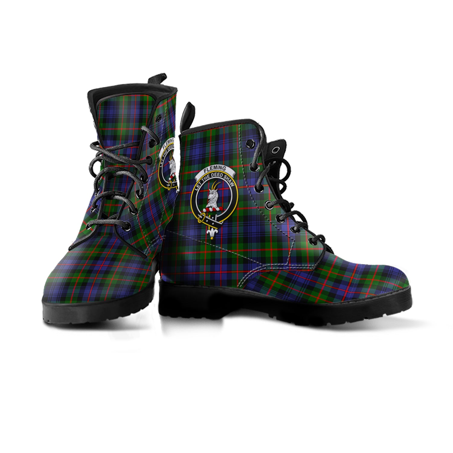 fleming-tartan-leather-boots-with-family-crest