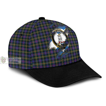 Fleming Tartan Classic Cap with Family Crest In Me Style