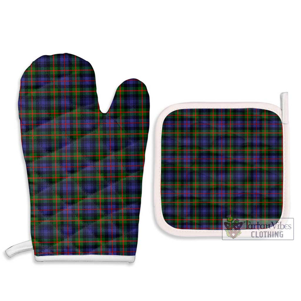 Fleming Tartan Combo Oven Mitt & Pot-Holder Combo 1 Oven Mitt & 2 Pot-Holder White - Tartan Vibes Clothing
