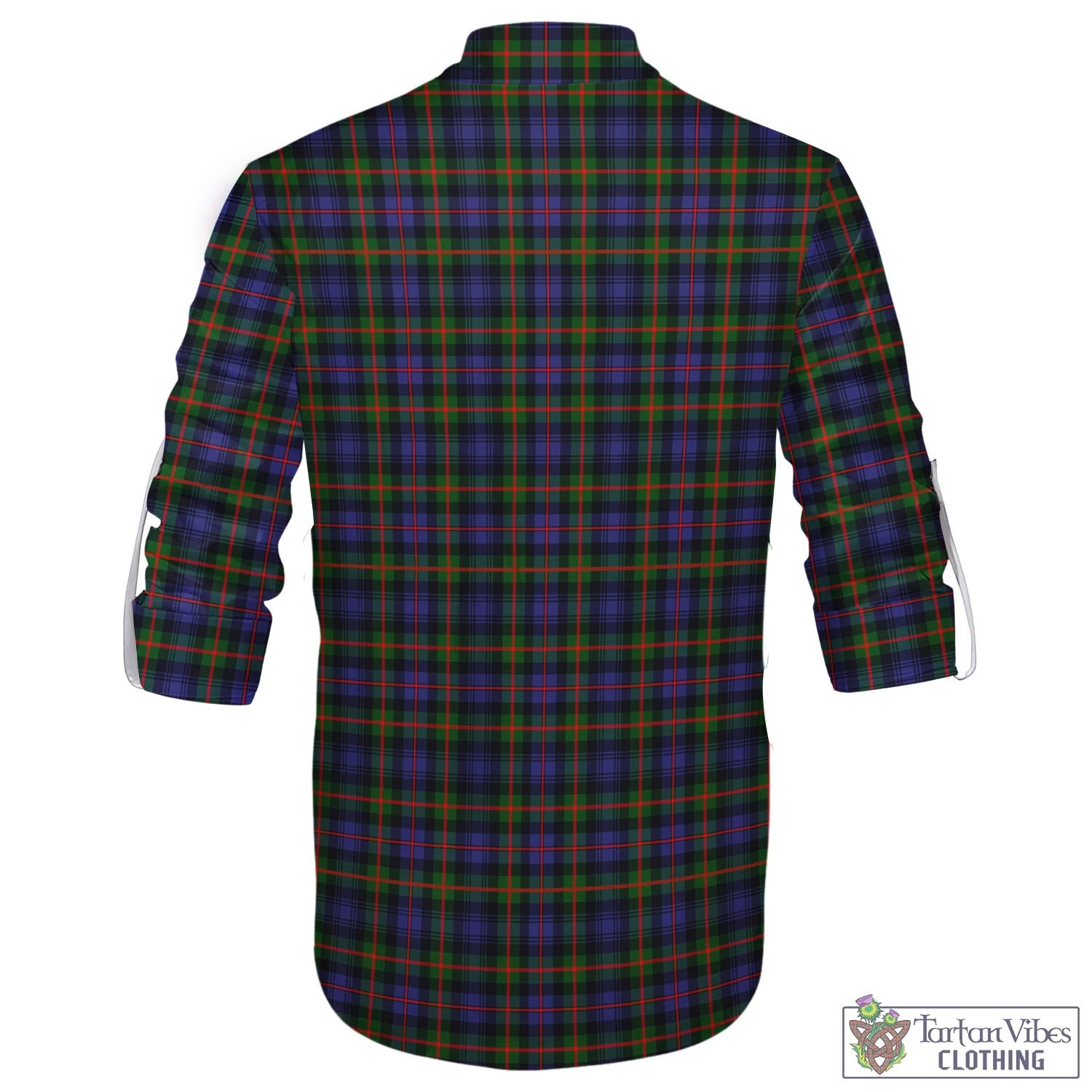 Tartan Vibes Clothing Fleming Tartan Men's Scottish Traditional Jacobite Ghillie Kilt Shirt