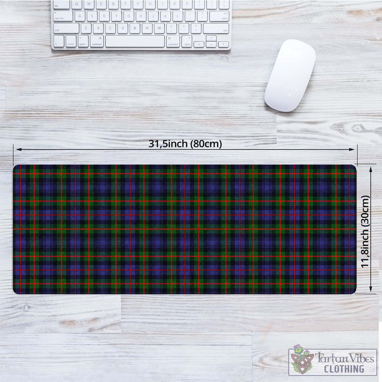 Tartan Vibes Clothing Fleming Tartan Mouse Pad