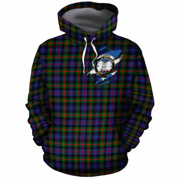 Fleming Clan Crest In Me Tartan Cotton Hoodie Scotland Flag Style