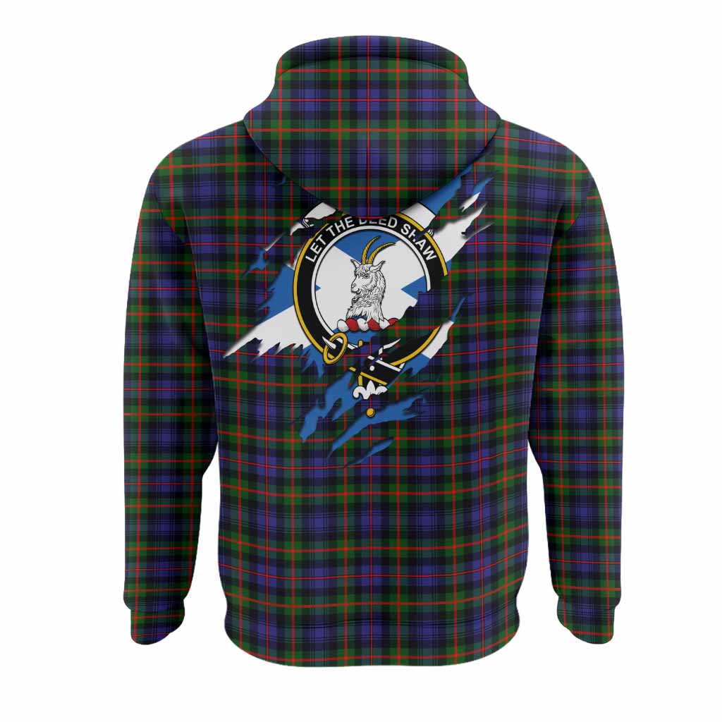 Fleming Clan Crest In Me Tartan Hoodie Scotland Flag Style