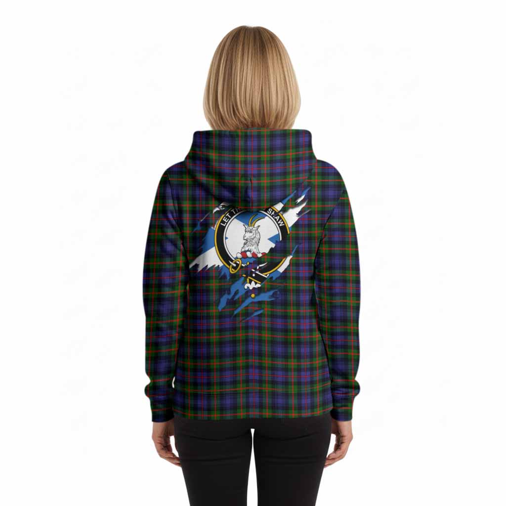 Fleming Clan Crest In Me Tartan Hoodie Scotland Flag Style