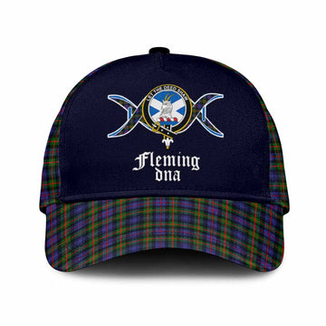 Fleming Clan DNA Tartan Classic Cap Classic Cap Universal Fit - Tartan Vibes Clothing