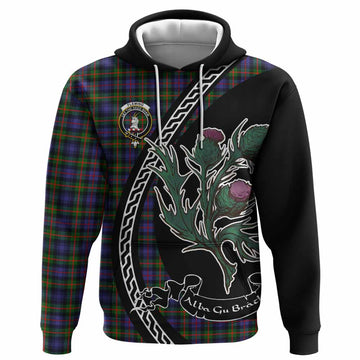 Fleming Family Crest Tartan Hoodie Alba Thistle Inspired