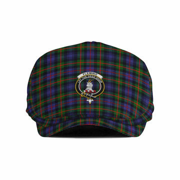 Fleming Family Crest Tartan Jeff Cap, Tartan Flat Cap