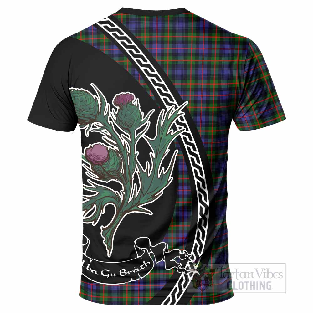 Fleming Family Crest Tartan T-Shirt Alba Thistle Inspired - Tartan Vibes Clothing