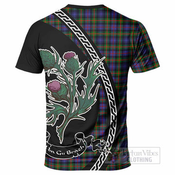 Fleming Family Crest Tartan T-Shirt Alba Thistle Inspired - Tartan Vibes Clothing