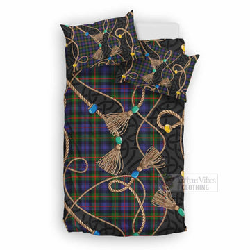 Fleming Scottish Tartan Twisted Ropes Stylized Bedding Set UK Bedding Set UK Double 79*79 inch - Tartan Vibes Clothing