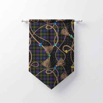 Fleming Scottish Tartan Twisted Ropes Stylized Gonfalon