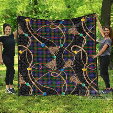 Fleming Scottish Tartan Twisted Ropes Stylized Premium Quilt - Tartan Vibes Clothing