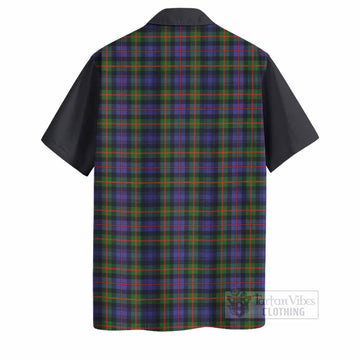 Fleming Tartan Accent Hawaiian Shirt with Family Crest