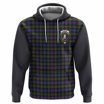 Fleming Tartan Accent Hoodie with Family Crest