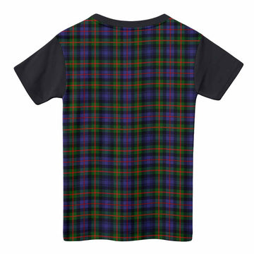 Fleming Tartan Accent Kid T-shirt with Family Crest