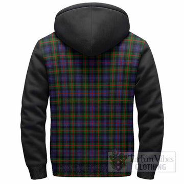 Fleming Tartan Accent Sherpa Hoodie with Family Crest