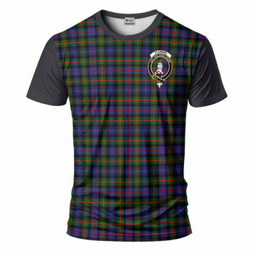 Fleming Tartan Accent T-Shirt with Family Crest
