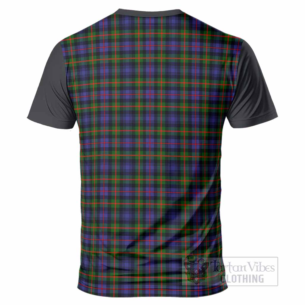 Fleming Tartan Accent T-Shirt with Family Crest