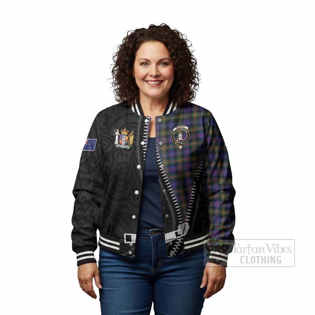Fleming Tartan Baseball Jacket New Zealand Pattern Unique Zipper Stylized
