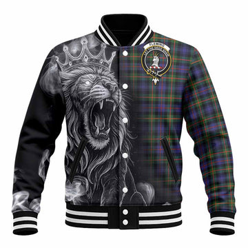 Fleming Tartan Baseball Jacket Roaring Lion Heritage
