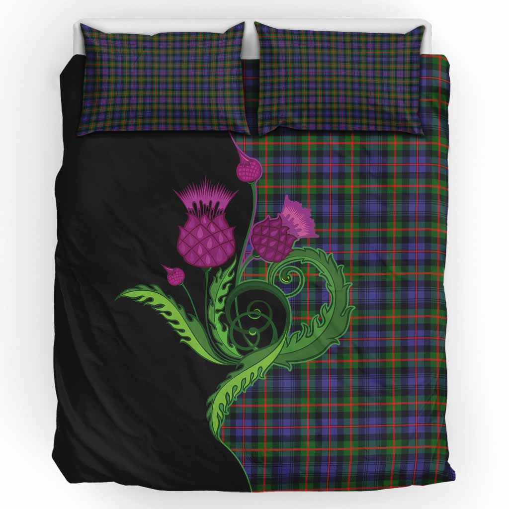 Fleming Tartan Bedding Set Traditional Scottish Thistle UK Bedding Set UK King 91*87 inch - Tartan Vibes Clothing