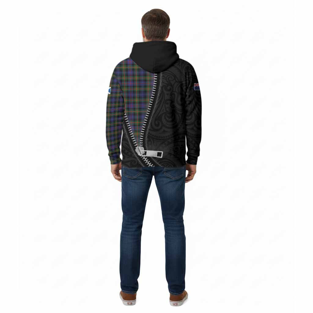 Fleming Tartan Cotton Hoodie New Zealand Pattern Unique Zipper Stylized