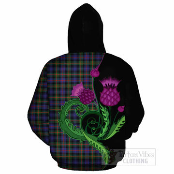 Fleming Tartan Cotton Hoodie Traditional Scottish Thistle