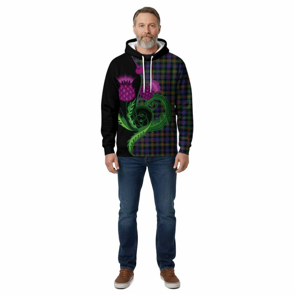 Fleming Tartan Cotton Hoodie Traditional Scottish Thistle