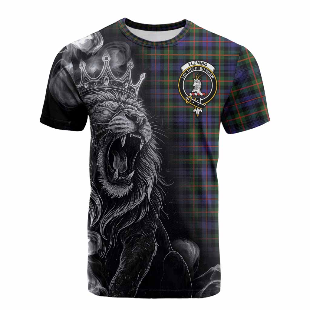 Fleming Tartan Cotton T-shirt Roaring Lion Heritage