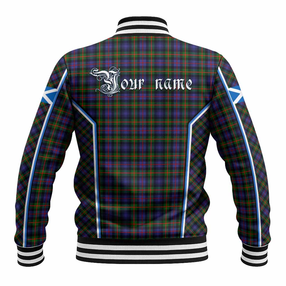 Fleming Tartan Crest Baseball Jacket Scotland Coat of Arm Flag Style - Tartan Vibes Clothing