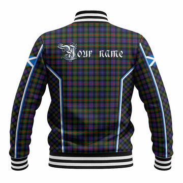 Fleming Tartan Crest Baseball Jacket Scotland Coat of Arm Flag Style - Tartan Vibes Clothing