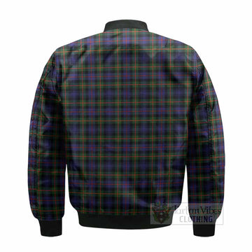Fleming Tartan Crest Bomber Jacket Ferocious Lion Style