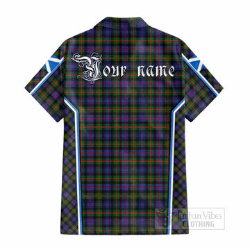 Fleming Tartan Crest Cotton Hawaiian Shirt Scotland Coat of Arm Flag Style - Tartan Vibes Clothing