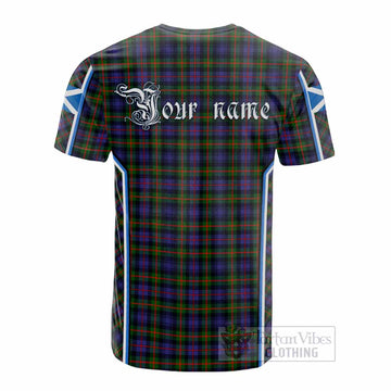 Fleming Tartan Crest Cotton T-shirt Scotland Coat of Arm Flag Style - Tartan Vibes Clothing