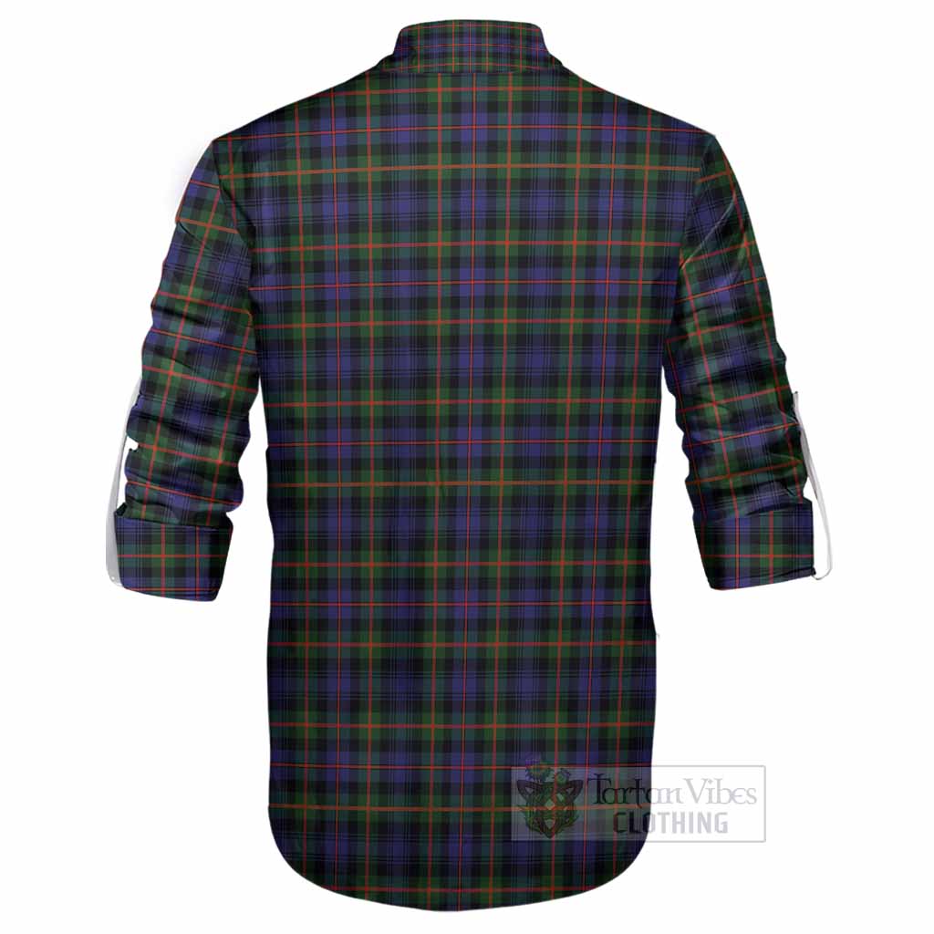 Fleming Tartan Crest Ghillie Shirt Ferocious Lion Style