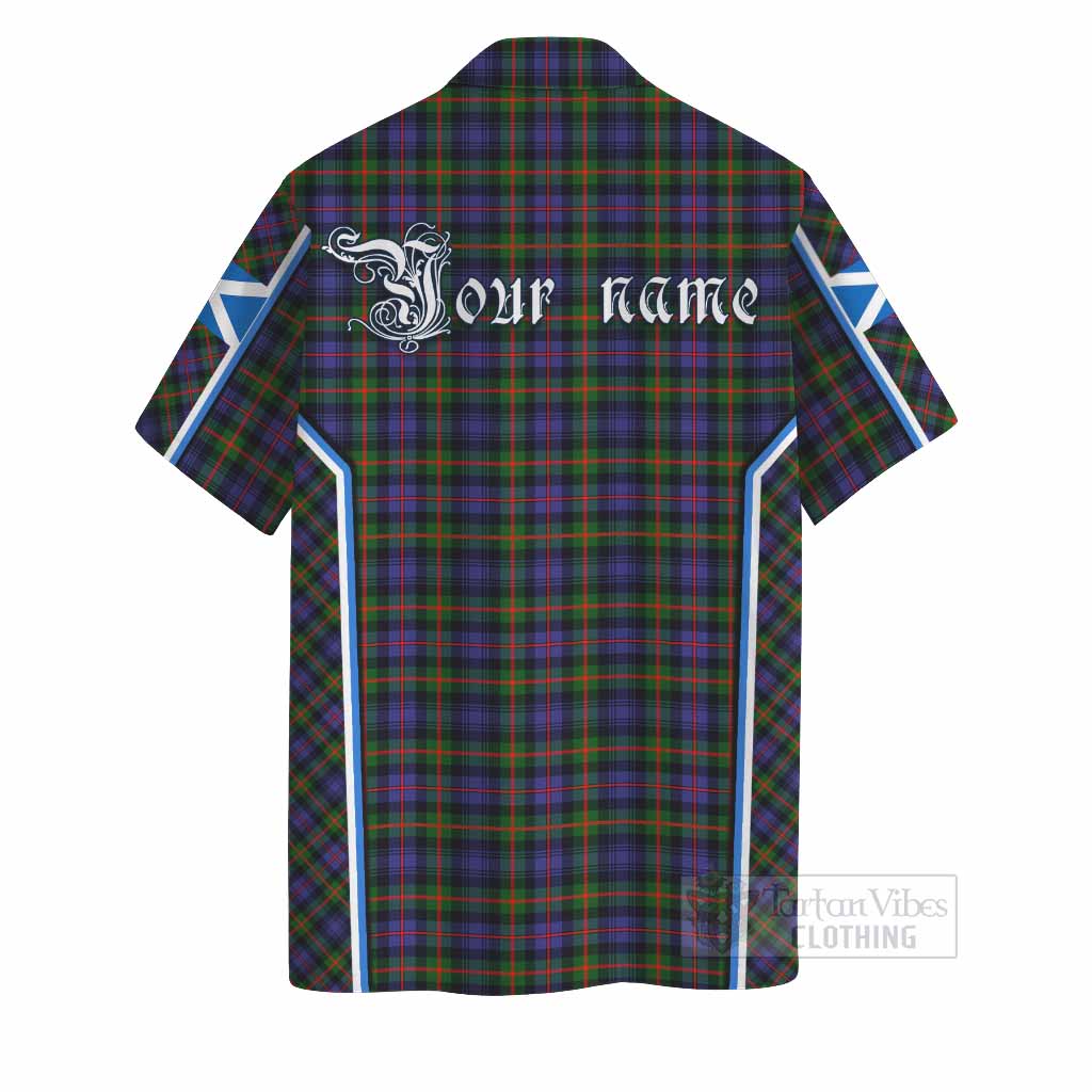 Fleming Tartan Crest Hawaiian Shirt Scotland Coat of Arm Flag Style - Tartan Vibes Clothing