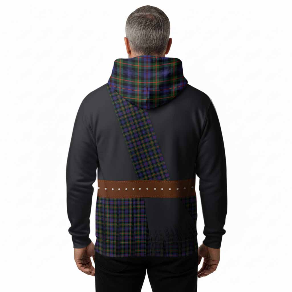 Fleming Tartan Crest Hoodie Kilt Costume Style