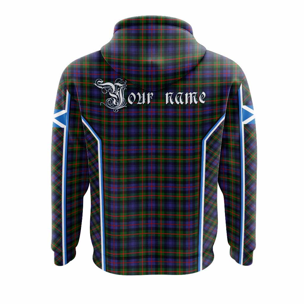 Fleming Tartan Crest Hoodie Scotland Coat of Arm Flag Style - Tartan Vibes Clothing
