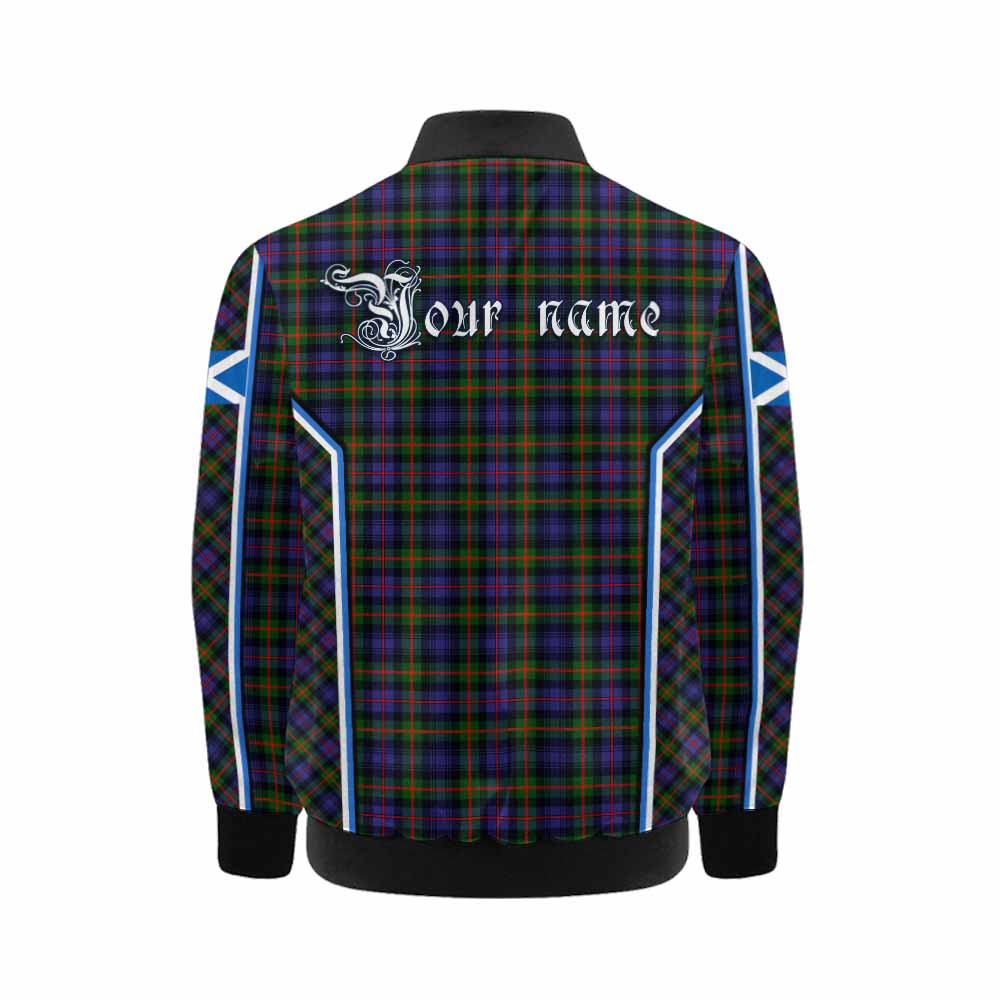 Fleming Tartan Crest Kid Bomber Jacket Scotland Coat of Arm Flag Style - Tartan Vibes Clothing
