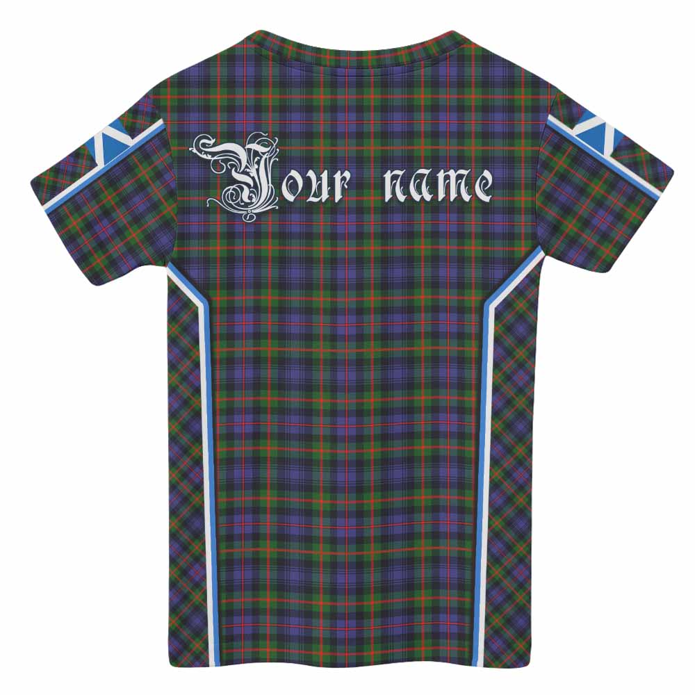 Fleming Tartan Crest Kid T-shirt Scotland Coat of Arm Flag Style - Tartan Vibes Clothing
