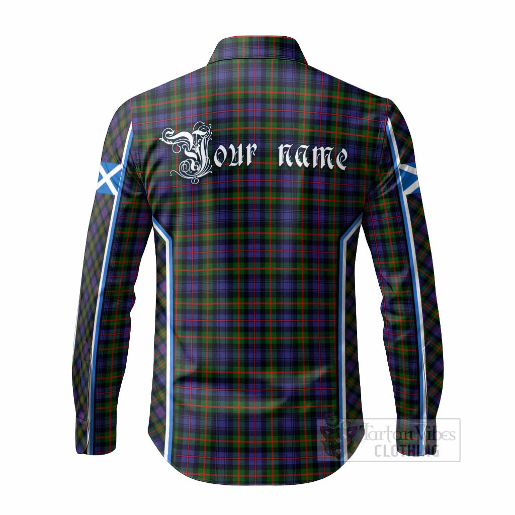 Fleming Tartan Crest Long Sleeve Button Shirts Scotland Coat of Arm Flag Style - Tartan Vibes Clothing